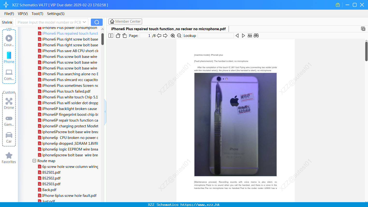 IPhone6 Plus Repaired Touch Function ,no Reciver No Microphone